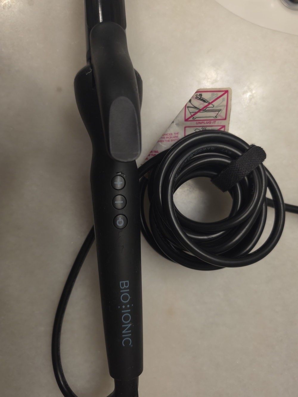 Bio Ionic Black Hair Straightener / Styling Iron